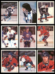 1982-83 Topps Stickers Hockey Autographed Cards (31 Count Lot) SKU #257918