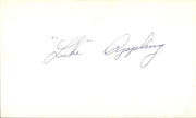Luke Appling Autographed 3x5 Index Cards (2 Count Lot) Chicago White Sox SKU #257909