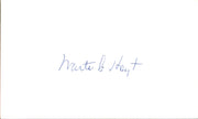 Waite Hoyt Autographed 3x5 Index Cards (4 Count Lot) SKU #257910
