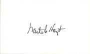 Waite Hoyt Autographed 3x5 Index Cards (4 Count Lot) SKU #257910
