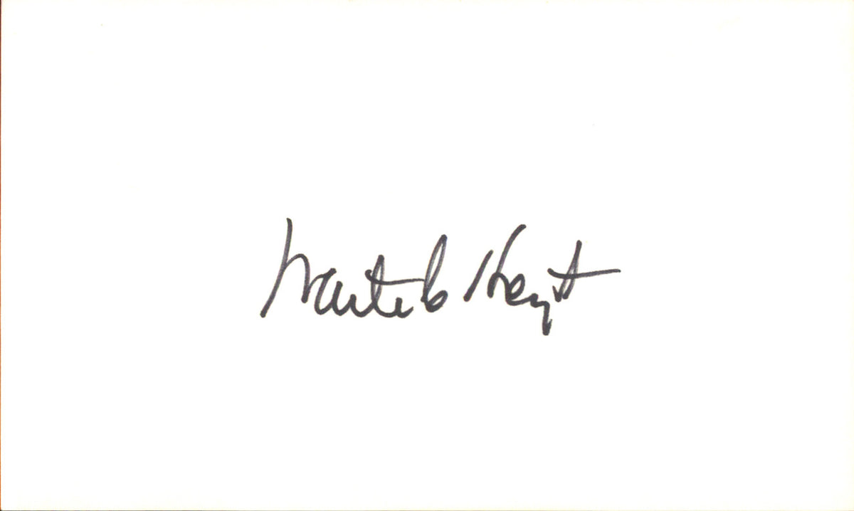 Waite Hoyt Autographed 3x5 Index Cards (4 Count Lot) SKU #257910