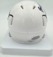 Byron Murphy II Autographed Texas Longhorns White Speed Mini Helmet (Smudged) MCS Holo #62578