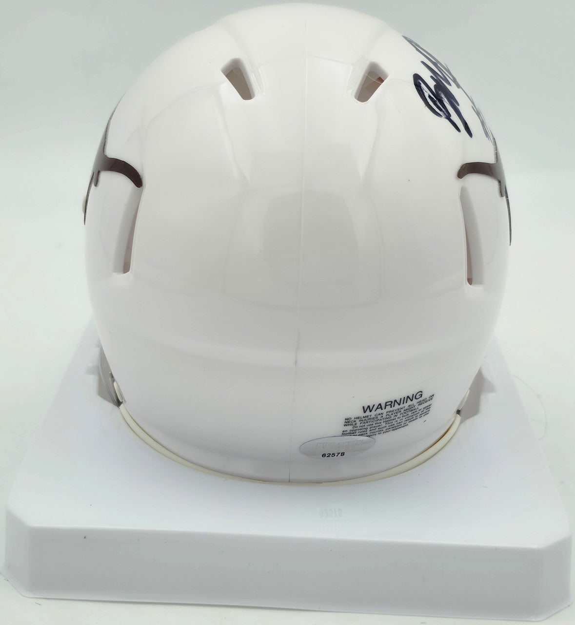 Byron Murphy II Autographed Texas Longhorns White Speed Mini Helmet (Smudged) MCS Holo #62578