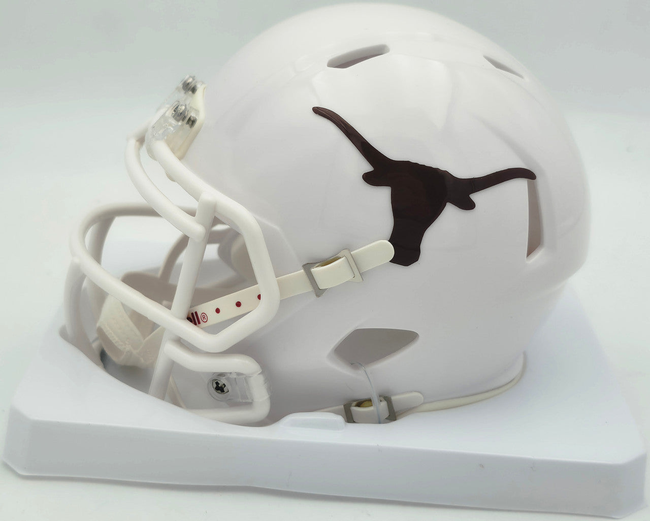 Byron Murphy II Autographed Texas Longhorns White Speed Mini Helmet (Smudged) MCS Holo #62578