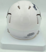 Byron Murphy II Autographed Texas Longhorns White Speed Mini Helmet (Smudged) MCS Holo #62581