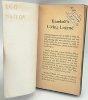 Satchel Paige Autographed Maybe I'll Pitch Forever Book Negro Leagues "Best Wishes" Beckett BAS #AE43590