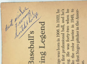 Satchel Paige Autographed Maybe I'll Pitch Forever Book Negro Leagues "Best Wishes" Beckett BAS #AE43590