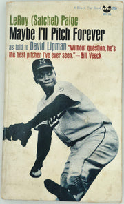 Satchel Paige Autographed Maybe I'll Pitch Forever Book Negro Leagues "Best Wishes" Beckett BAS #AE43590