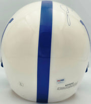 Johnny Unitas Autographed Baltimore Colts White Full Size Replica Helmet PSA/DNA #2A05615