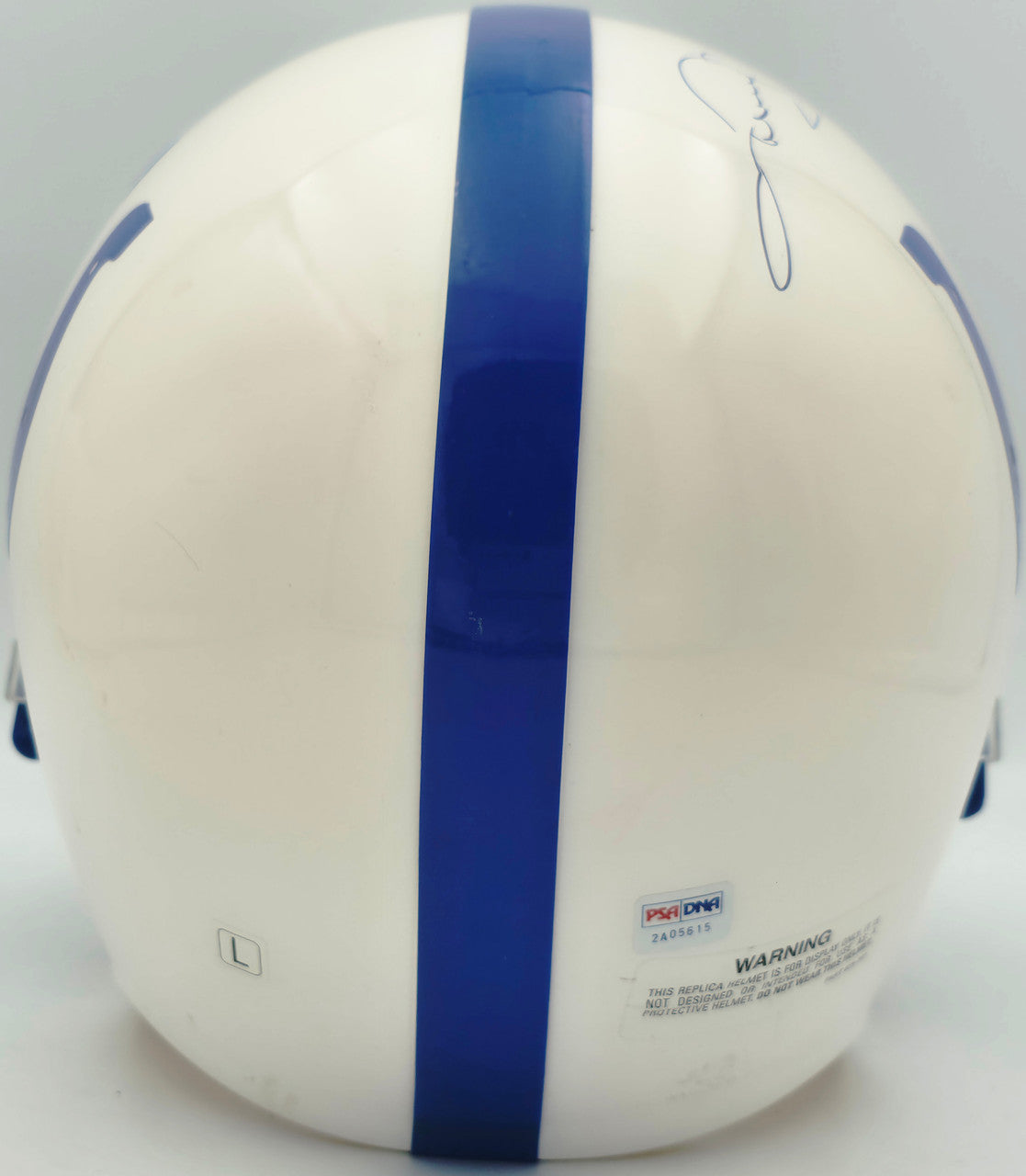 Johnny Unitas Autographed Baltimore Colts White Full Size Replica Helmet PSA/DNA #2A05615