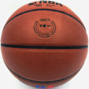 Allen Iverson Autographed Composite Leather Basketball Philadelphia 76ers Logo Beckett BAS Witness #3W343128