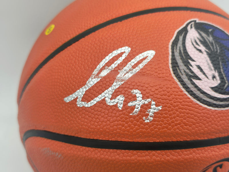 Luka Doncic Autographed Official Game Ball Series Basketball Dallas Mavericks Logo (Indent) Fanatics Holo #B452237