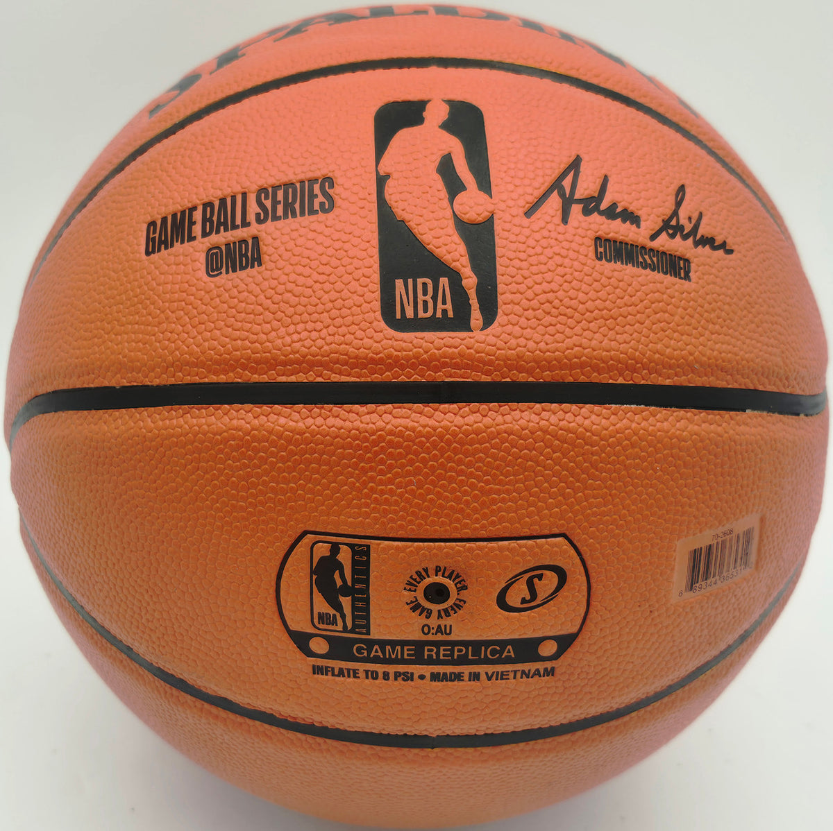 Luka Doncic Autographed Official Game Ball Series Basketball Dallas Mavericks Logo (Indent) Fanatics Holo #B452237