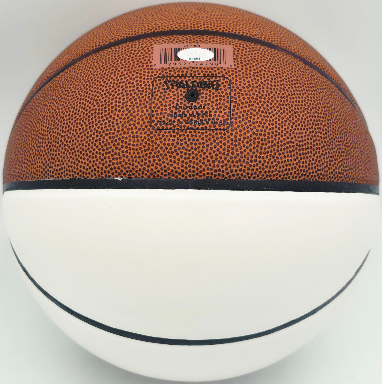 Jack Sikma & Fred Brown Autographed Spalding Signature Series Basketball Seattle Supersonics Logo MCS Holo #63691