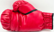 George Chuvalo Autographed Red Everlast Boxing Glove RH Beckett BAS QR #BS30361