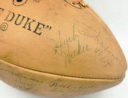 1962 Green Bay Packers NFL Champions Autographed Official NFL Leather Wilson Football With 34 Signatures Including Vince Lombardi Beckett BAS QR #AE65355