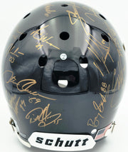 College Football's Best Heisman Winners Autographed Black Full Size Schutt Replica Helmet With 24 Signatures Including Barry Sanders & Bo Jackson Steiner Holo #SS149099