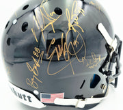 College Football's Best Heisman Winners Autographed Black Full Size Schutt Replica Helmet With 24 Signatures Including Barry Sanders & Bo Jackson Steiner Holo #SS149099