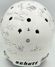 College Football's Best Heisman Winners Autographed White Full Size Schutt Replica Helmet With 24 Signatures Including Barry Sanders & Bo Jackson Steiner Holo #SS149812