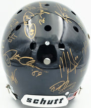 College Football's Best Heisman Winners Autographed Black Full Size Schutt Replica Helmet With 24 Signatures Including Barry Sanders & Bo Jackson Steiner Holo #SS149098