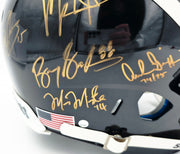 College Football's Best Heisman Winners Autographed Black Full Size Schutt Replica Helmet With 23 Signatures Including Barry Sanders & Bo Jackson Steiner Holo #SS149844