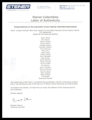 College Football's Best Heisman Winners Autographed Black Full Size Schutt Replica Helmet With 23 Signatures Including Barry Sanders & Bo Jackson Steiner Holo #SS149844