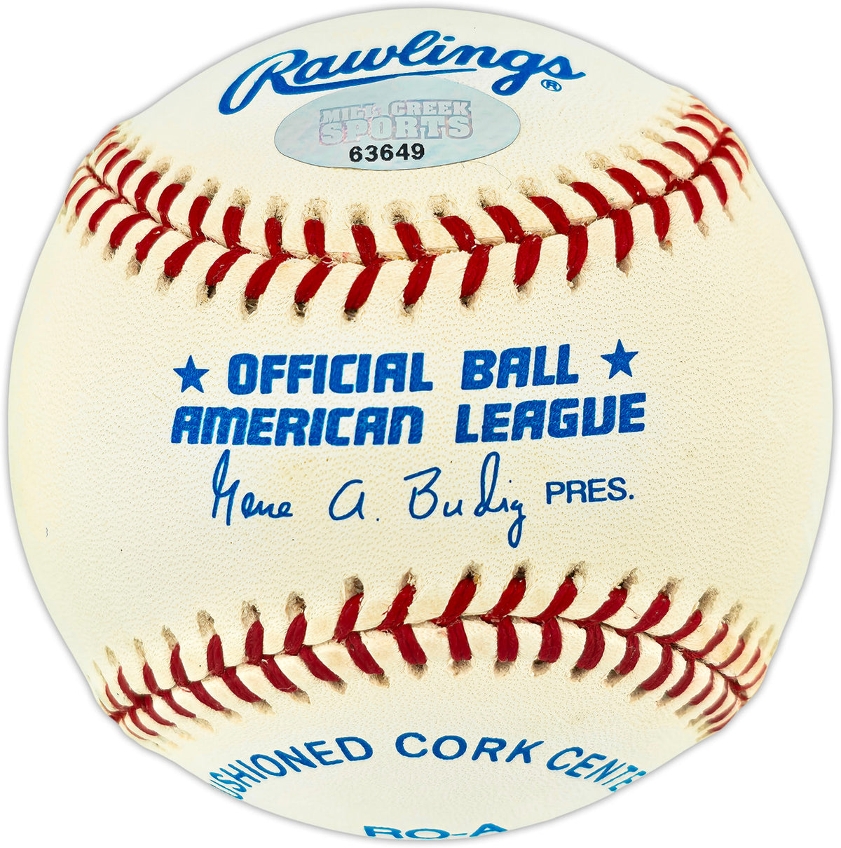 Ryan Anderson Autographed Official AL Baseball Seattle Mariners MCS Holo #63649