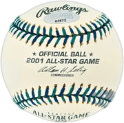 Jeff Nelson Autographed Official 2001 All Star Game Logo Baseball Seattle Mariners MCS Holo #63672