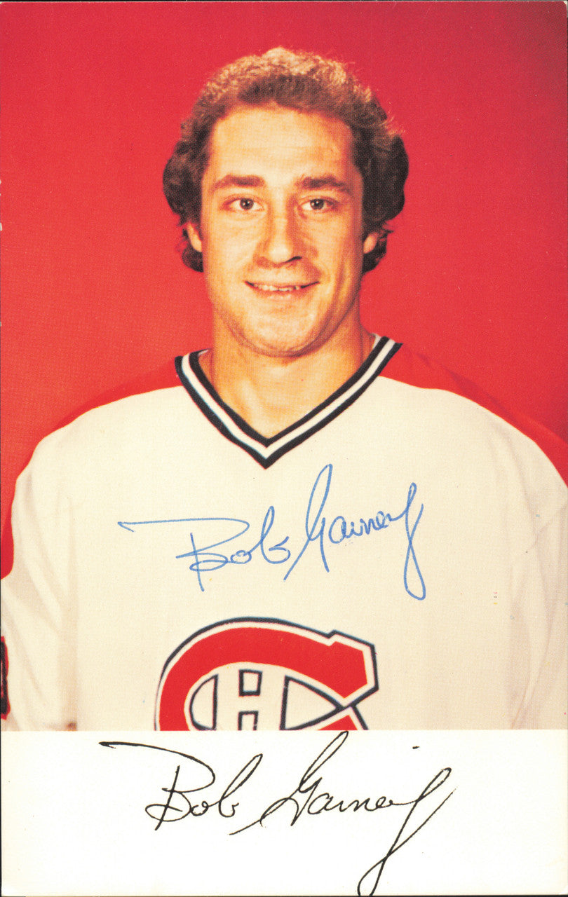 Bob Gainey Autographed Postcard Motreal Canadiens SKU #258124