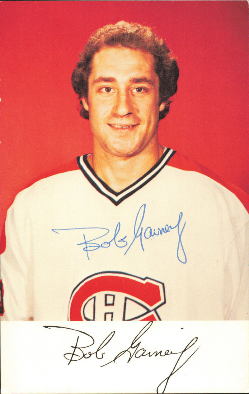 Bob Gainey Autographed Postcard Motreal Canadiens SKU #258124