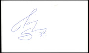 David Shaw Autographed 3x5 Index Cards (14 Count Lot) Boston Bruins SKU #258127