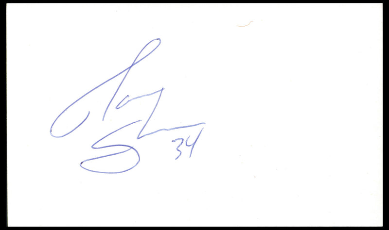 David Shaw Autographed 3x5 Index Cards (14 Count Lot) Boston Bruins SKU #258127