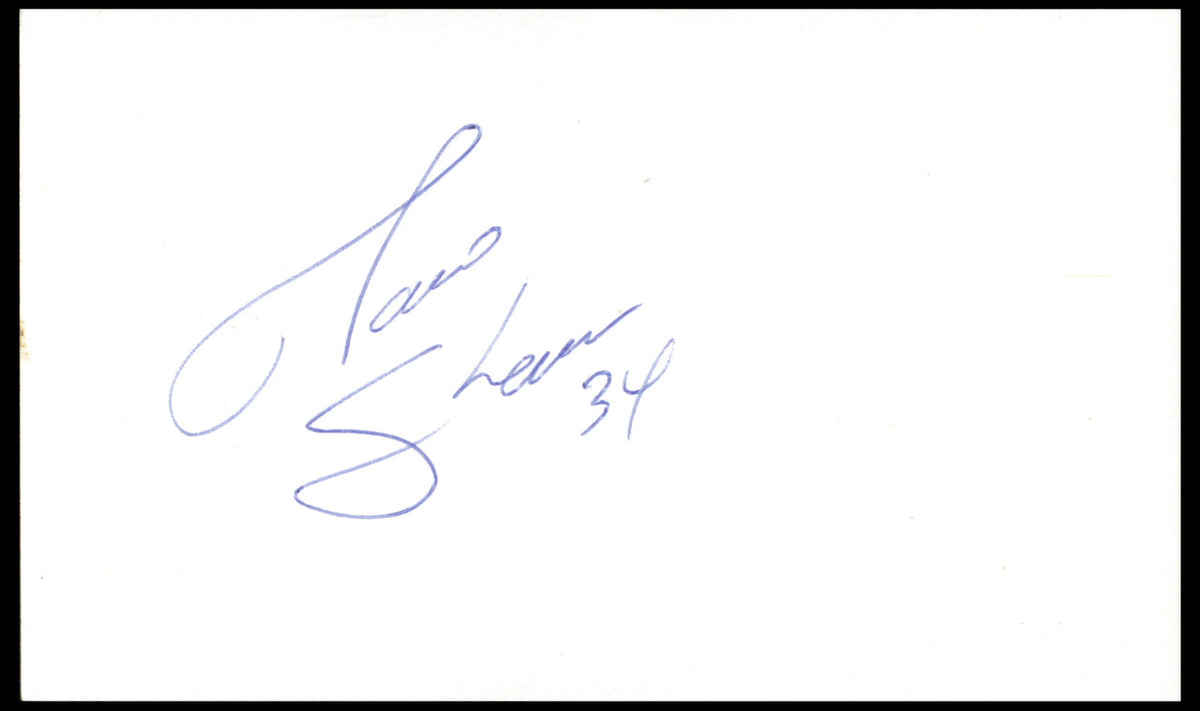 David Shaw Autographed 3x5 Index Cards (14 Count Lot) Boston Bruins SKU #258127