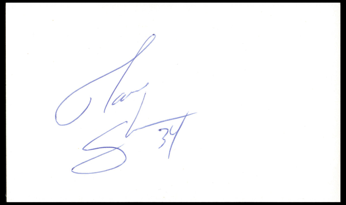 David Shaw Autographed 3x5 Index Cards (14 Count Lot) Boston Bruins SKU #258127