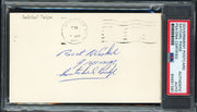 Satchel Paige Autographed Government Postcard #3.5x5.5 Negro Leagues PSA/DNA #84991390