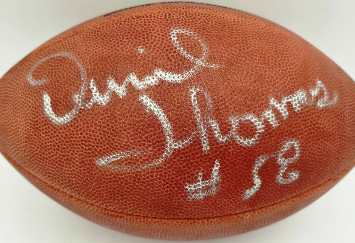 Derrick Thomas Autographed Official NFL Leather Game Football Kansas City Chiefs JSA #XX99561