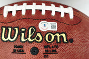Joe Montana, John Elway & Dan Marino Autographed Official NFL Leather Game Football Beckett BAS #AB50946