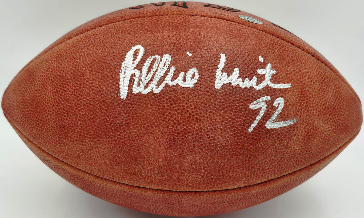 Reggie White Autographed Official NFL Leather Game Football Green Bay Packers PSA/DNA #AN83013