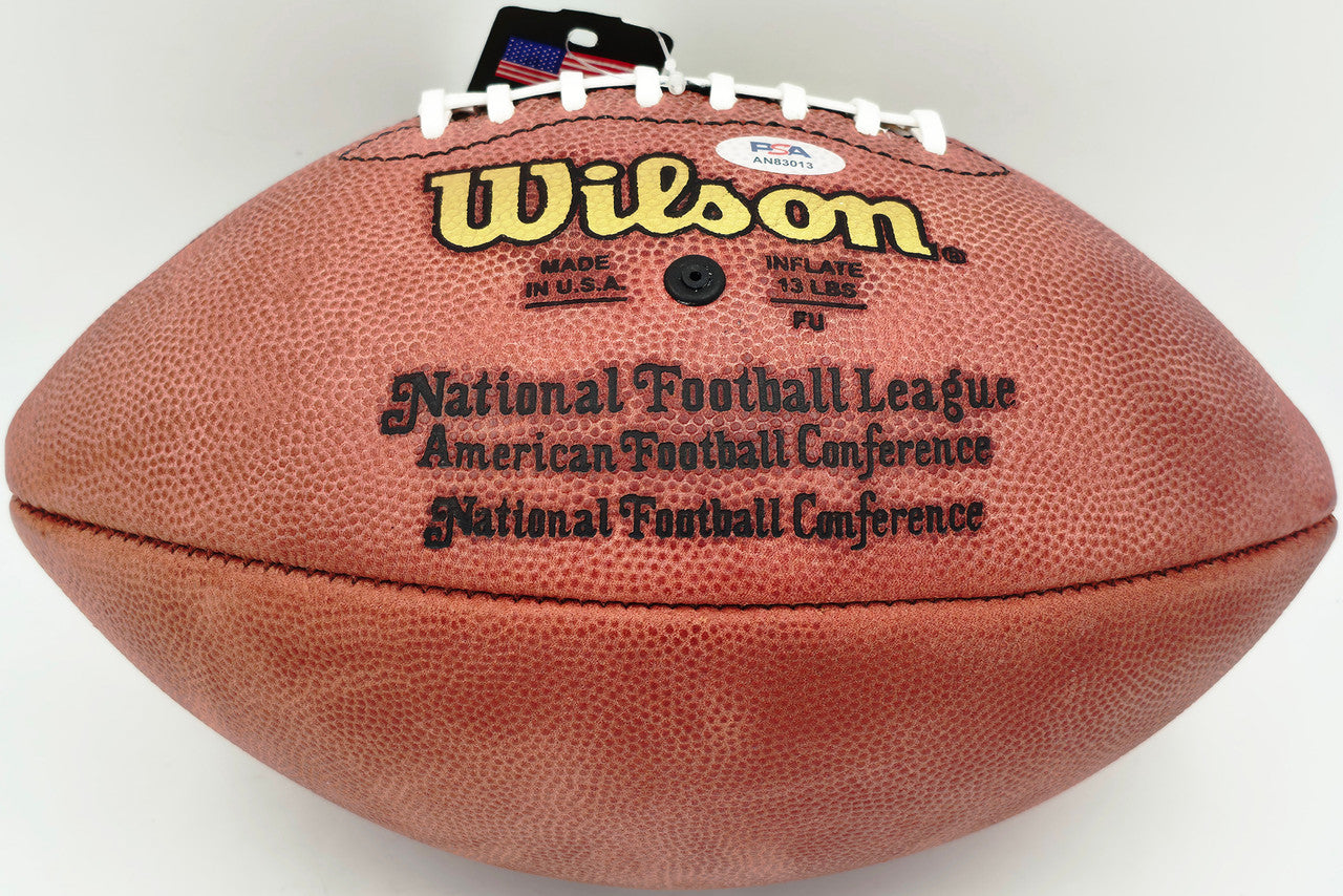 Reggie White Autographed Official NFL Leather Game Football Green Bay Packers PSA/DNA #AN83013