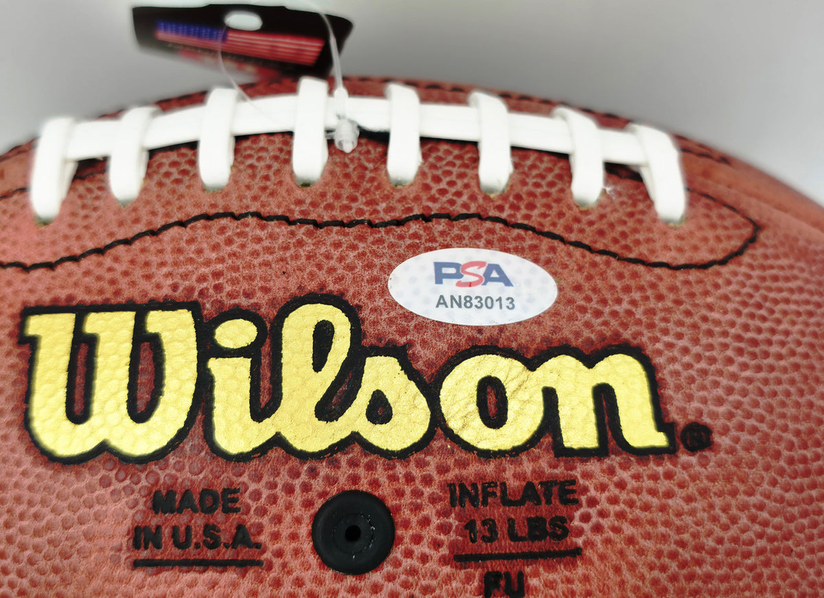 Reggie White Autographed Official NFL Leather Game Football Green Bay Packers PSA/DNA #AN83013