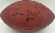 Roger Staubach Autographed Official NFL Leather Game Football Dallas Cowboys JSA #H73100