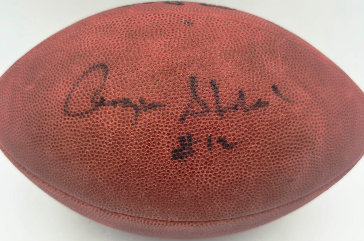 Roger Staubach Autographed Official NFL Leather Game Football Dallas Cowboys JSA #H73100