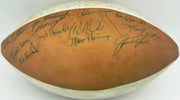 1966 NFL Champion Green Bay Packers Team Autographed Official Spalding Leather Football With 48 Signatures Including Vince Lombardi Beckett BAS #AE85553