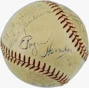 1930's Greats Autographed Official AL Baseball With 14 Signatures Including Babe Ruth, Lou Gehrig & Jimmie Foxx PSA/DNA #AP04956
