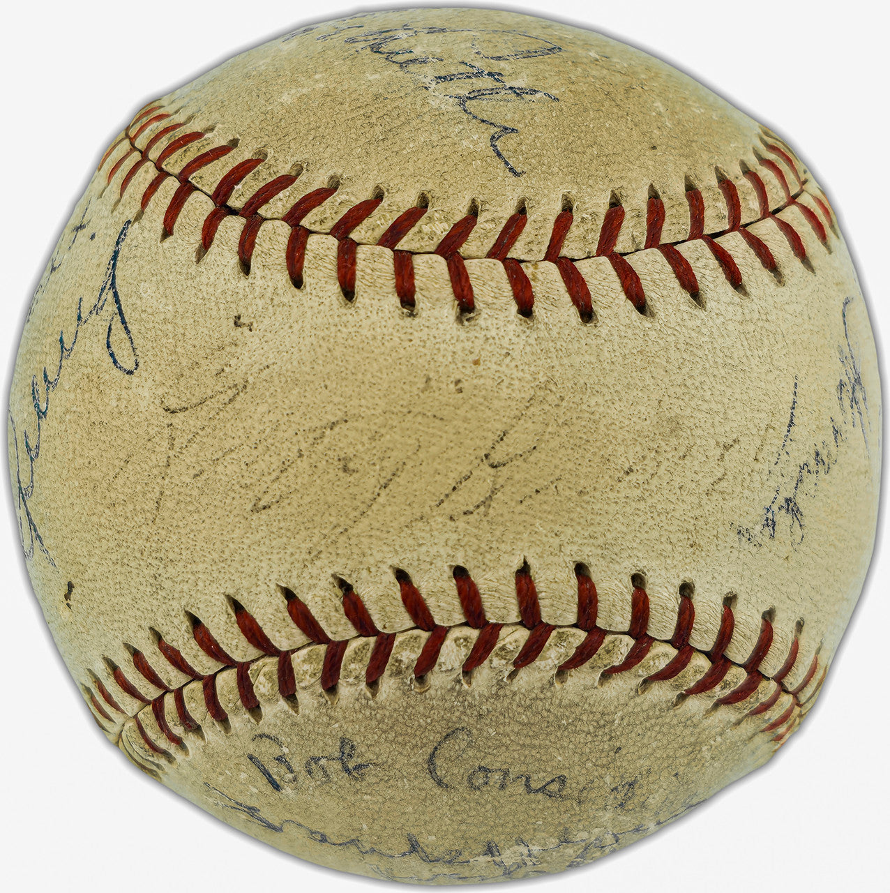 1930's Greats Autographed Official AL Baseball With 14 Signatures Including Babe Ruth, Lou Gehrig & Jimmie Foxx PSA/DNA #AP04956