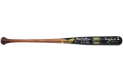 Willie Mays & Barry Bonds Autographed Black 660 Home Run Logo SAM Baseball Bat San Francisco Giants "Dated" WM Collection & MLB Holo #BB183445
