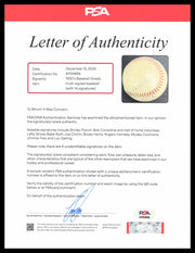 1930's Greats Autographed Official AL Baseball With 14 Signatures Including Babe Ruth, Lou Gehrig & Jimmie Foxx PSA/DNA #AP04956