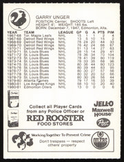 Garry Unger Autographed 1981-82 Red Rooster Card Edmonton Oilers SKU #258337