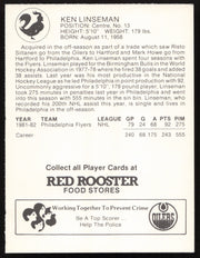 Ken Linseman Autographed 1982-83 Red Rooster Card Edmonton Oilers SKU #258340