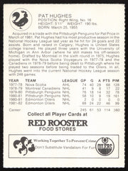 Pat Hughes Autographed 1982-83 Red Rooster Card Edmonton Oilers SKU #258358